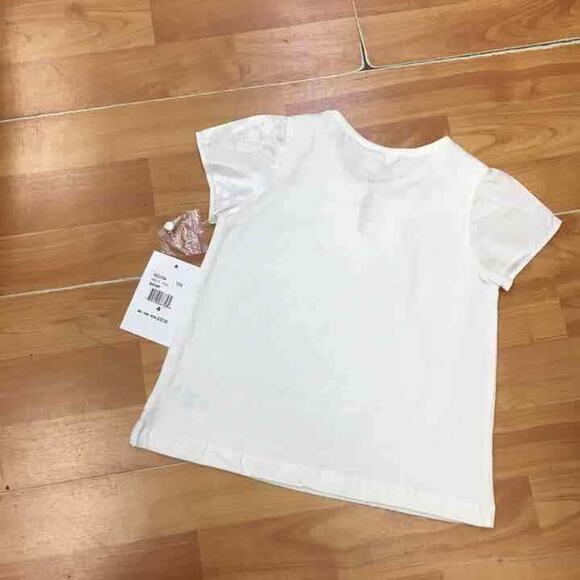 KC Parker Girls Top Size 4 White Ruffle‎ Neck by Hartstrings NEW - Picture 4 of 6